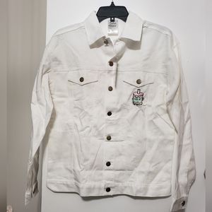 BNWT Pusheen White Denim Jacket Sz XS